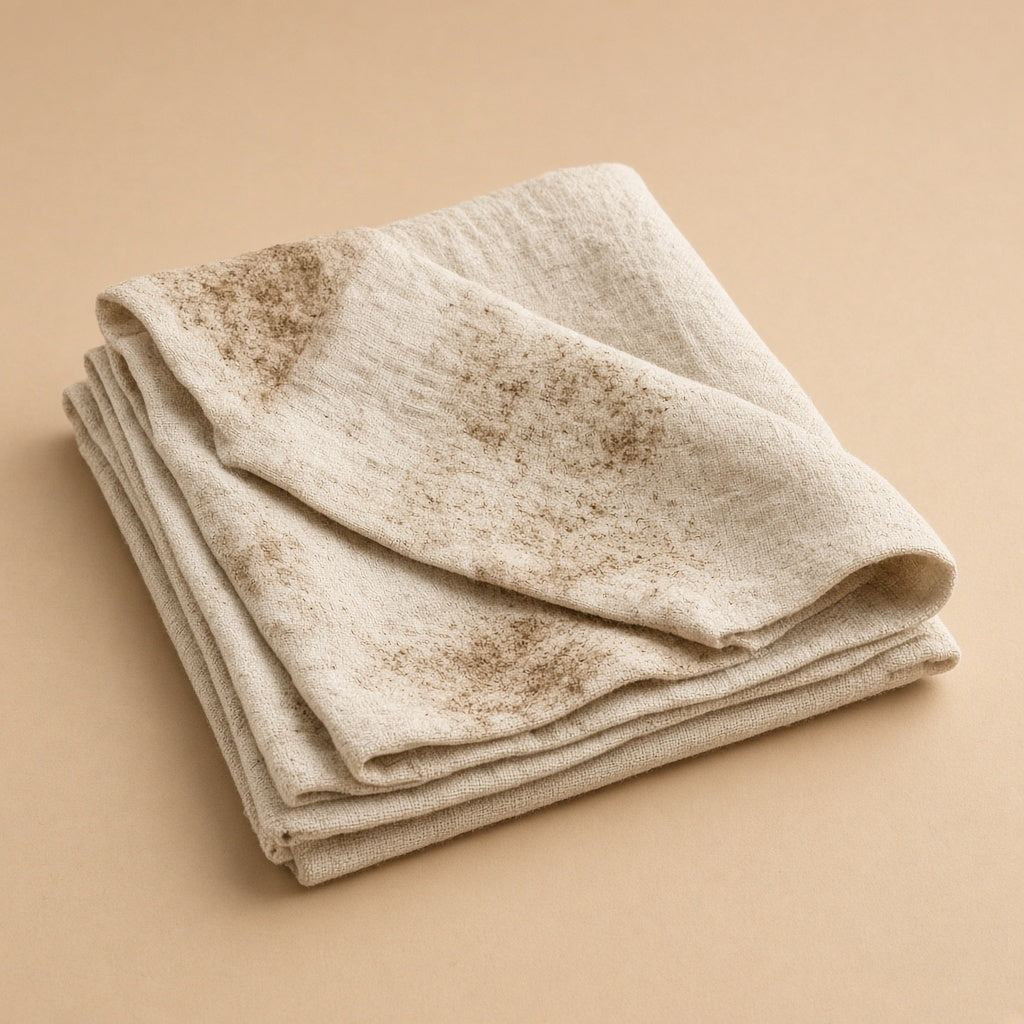 Linen potting cloth