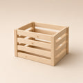 Slat wood crate